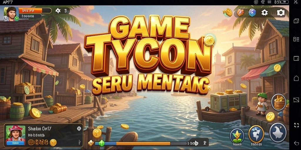 Screenshot gameplay API77 menampilkan manajemen bisnis yang seru.