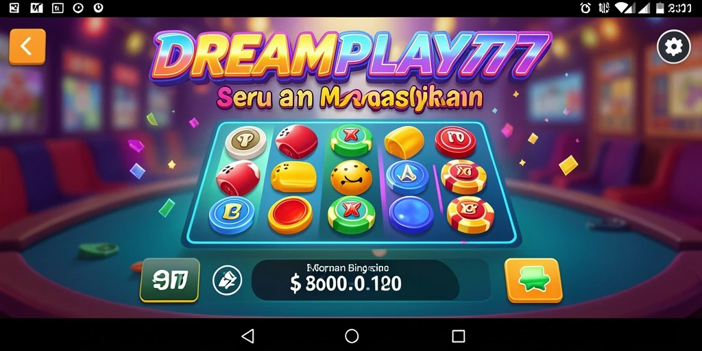 Screenshot yang menunjukkan gameplay seru Bingo di DREAMPLAY77.