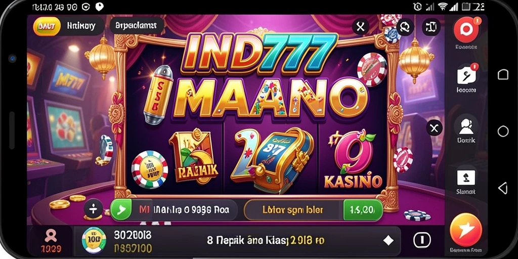 Screenshot gameplay IND777 menampilkan pengalaman bermain Slot yang seru.