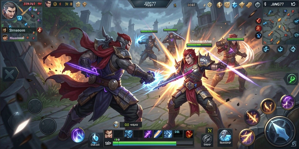 Gameplay dinamis JEPANG77 dengan karakter yang beragam dan strategis.